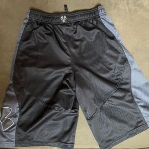 Black/Grey Under Armour boys shorts
